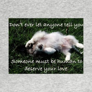 Dogs Deserve Love T-Shirt